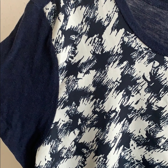 J. Crew Factory print t-shirt blouse - Picture 4 of 6